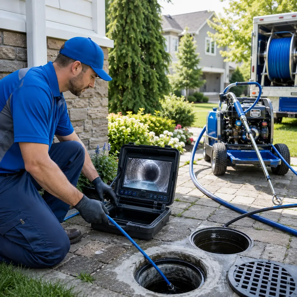 Outdoor drain cleaning professionals serving Cloverdale, OH